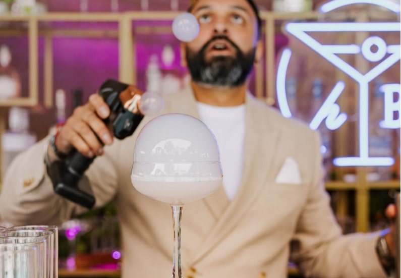 Theatre behind the bar